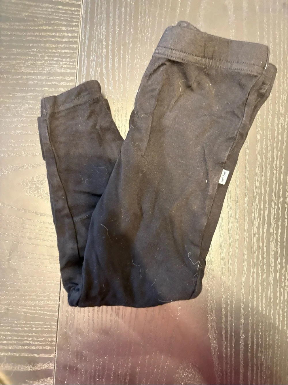 Little Sleepies Black Girls' Stretch Leggings